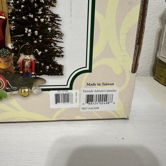 Byers Choice Ltd Traditions Fireside Wooden Advent Calendar 2003 Christmas - Picture 11 of 11